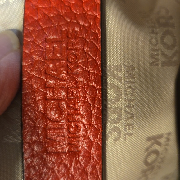 Michael Kors Joan Slouchy Shoulder Bag, Red - Picture 13 of 14